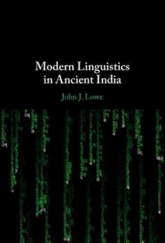 Hardcover Modern Linguistics in Ancient India Book