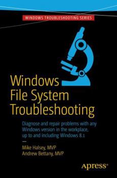 Paperback Windows File System Troubleshooting Book