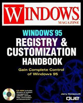 Paperback Windows 95 Registry and Customization Handbook Book
