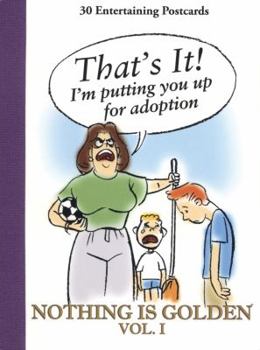 Gift Nothing Is Golden Volume 1: 30 Entertaining Postcards Book