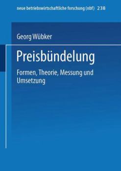 Paperback Preisbündelung: Formen, Theorie, Messung Und Umsetzung [German] Book
