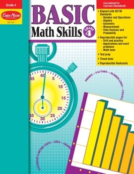 Paperback Basic Math Skills Grade 4 Book