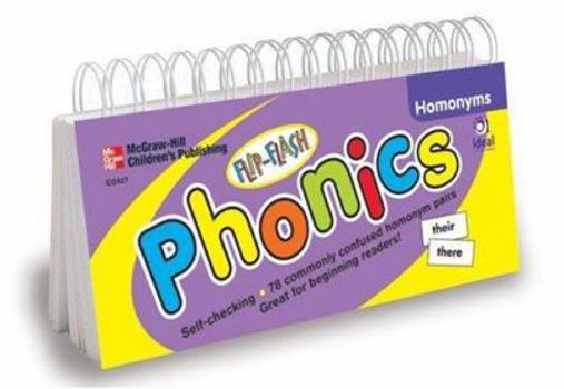 Paperback Flip-Flash(tm) Phonics, Homonyms Book