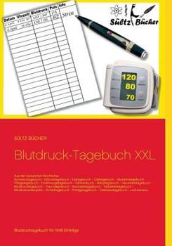 Paperback Blutdruck-Tagebuch XXL [German] Book