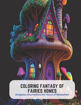 Paperback Coloring Fantasy of Fairies Homes: Gorgeous Illustrations for Hours of Relaxation Book