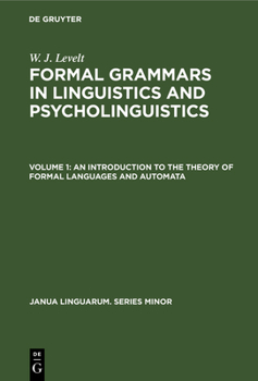 Hardcover An Introduction to the Theory of Formal Languages and Automata Book