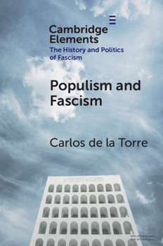 Paperback Populism and Fascism Book