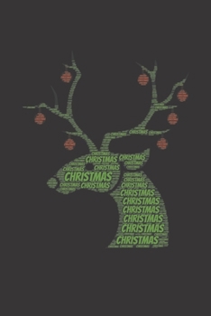 Christmas: Notebook, Journal | Lined Paper | 120 Pages DIN A5 (6 x 9") | Notes, Drawings, Planer, Diary, Organization | Word Cloud Present
