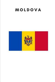 Moldova: Country Flag A5 Notebook to write in with 120 pages