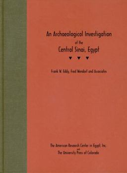 Hardcover An Archaeological Investigation of the Central Sinai, Egypt Book