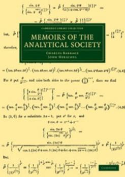 Paperback Memoirs of the Analytical Society Book