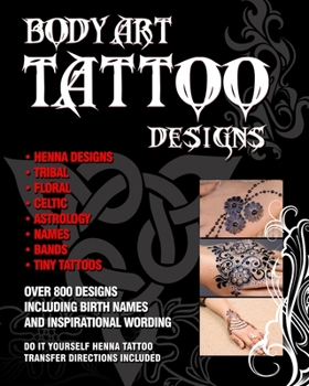 Paperback Body Art Tattoo Designs Book