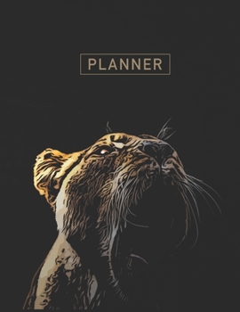 Paperback Planner: Tiger 2 Year Monthly Planner with Note Pages (24 Months) - Jan 2020 - Dec 2021 - Month Planning - Appointment Calendar Book