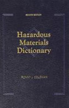 Hardcover Hazardous Materials Dictionary, Second Edition Book