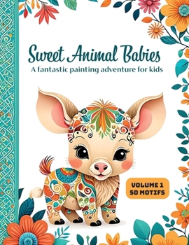 Sweet Animal Babies - A fantastic painting adventure for kids: Discover the enchanting world of baby animals with over 50 large-format illustrations f