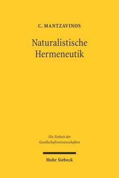 Hardcover Naturalistische Hermeneutik [German] Book