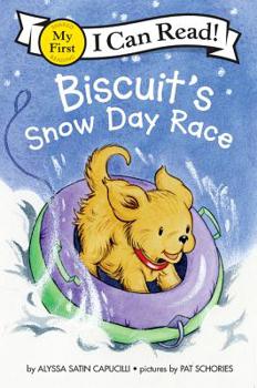 Paperback Biscuit's Snow Day Race: A Winter and Holiday Book for Kids Book