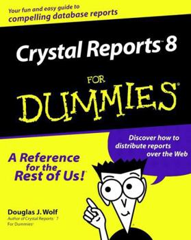 Paperback Crystal Reports 8 for Dummies Book