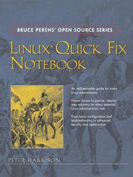 Paperback Linux Quick Fix Notebook Book