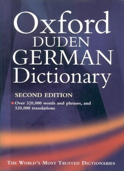 Hardcover The Oxford-Duden German Dictionary Book