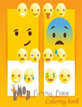 Paperback Emoji Funny Face Coloring Book