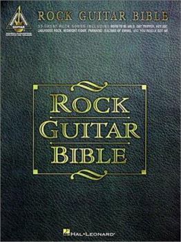 Paperback Rock Guitar Bible Book