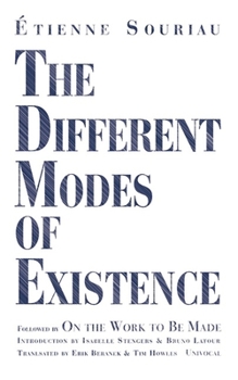 Paperback The Different Modes of Existence Book