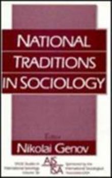 Hardcover National Traditions in Sociology Book