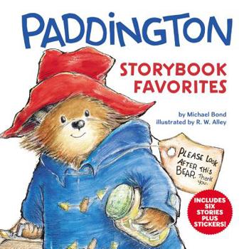 Hardcover Paddington Storybook Favorites: Includes 6 Stories Plus Stickers! [With Sticker Sheet] Book