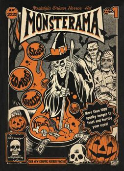 Paperback Monsterama No. 1: Nostalgia Driven Horror Art Book