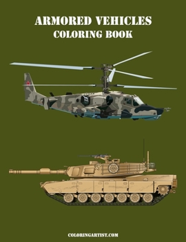 Paperback Armored Vehicles Coloring Book