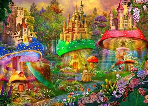 Misc. Brain Tree - Dream Castle 1000 Pieces Jigsaw Puzzle for Adults: With Droplet Technology for Anti Glare & Soft Touch Book