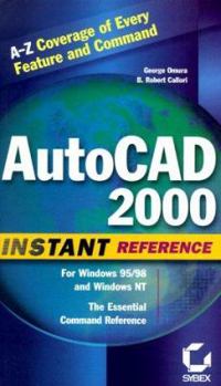 Paperback AutoCAD 2000 Instant Reference Book