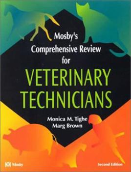 Paperback Mosby's Comprehensive Review for Veterinary Technicians Book