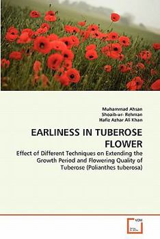 Paperback Earliness in Tuberose Flower Book
