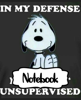 Notebook: Little White Beagle Snoopy Dog House The Peanuts Comics Strip Animation Boys Kids Adults Elementary Supplies Student Teacher Daily Creative ... Boys And Girls, 110 Pages 7.5 x 9.25 Inches