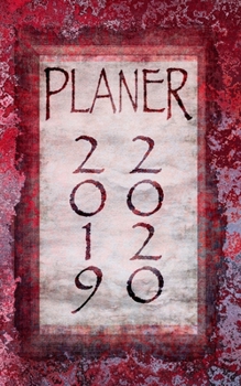 Planer 2019 2020: Wochenplaner von Oktober  2019 bis Dezember 2020 I jeder Tag bietet viel Platz für Notizen und Termine I ToDo-Liste I Terminkalender ... I Terminplaner I Design: Rot (German Edition)