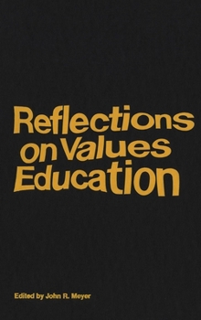 Paperback Reflections on Values Education Book