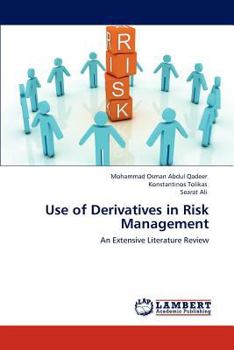 Paperback Use of Derivatives in Risk Management Book