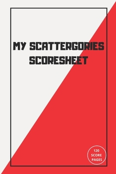 Paperback MY Scattergories Score sheet Book