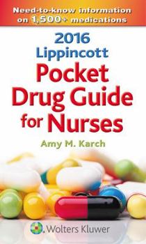 Paperback 2016 Lippincott Pocket Drug Guide for Nurses Book