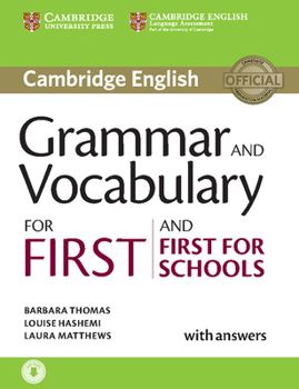 Paperback Grammar and Vocabulary for First and First for Schools Book with Answers and Audio Book