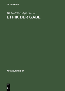 Hardcover Ethik der Gabe [German] Book