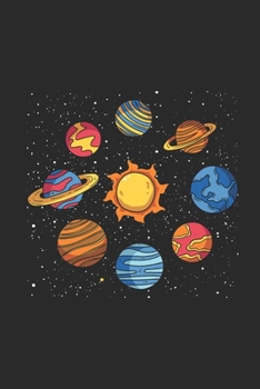 Paperback Our Planets: Graph Paper Notebook (6" x 9" - 120 pages) Simple Astronomy Notebook Design for Gift / Daily Journals Book