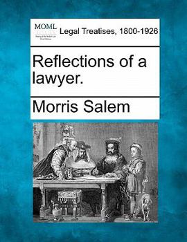 Paperback Reflections of a Lawyer. Book