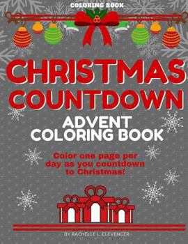 Paperback Christmas Countdown Advent Coloring Book