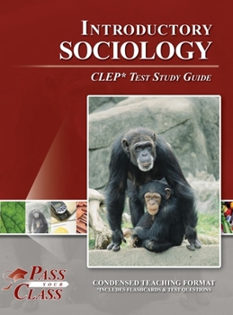 Hardcover Introduction to Sociology CLEP Test Study Guide Book