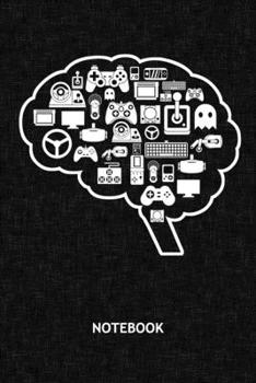 Paperback Notebook: Otaku Note Book Grid-lined 6x9 - Gaming Journal A5 Gridded - Nerds Planner Playing Games 120 Pages SQUARED - Gamer Tho Book