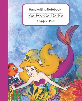 Paperback Handwriting Notebook Mermaid: Handwriting Practice Paper Dashed Midline Draw and Write Picture Frame Story Box At Top Children K-2 Book