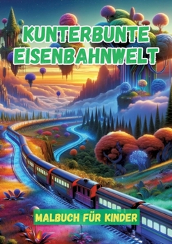 Kunterbunte Eisenbahnwelt: Malbuch für Kinder